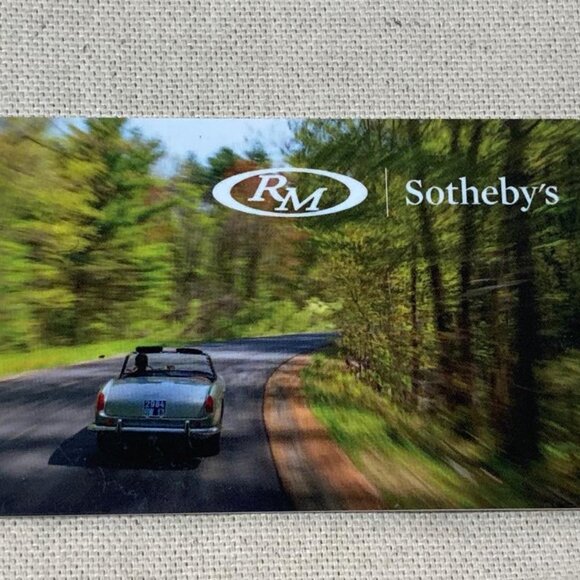 RM Sotheby's Auction Bag Pebble Beach 2023 Canvas Tote Bag Men Women White New - Picture 6 of 7